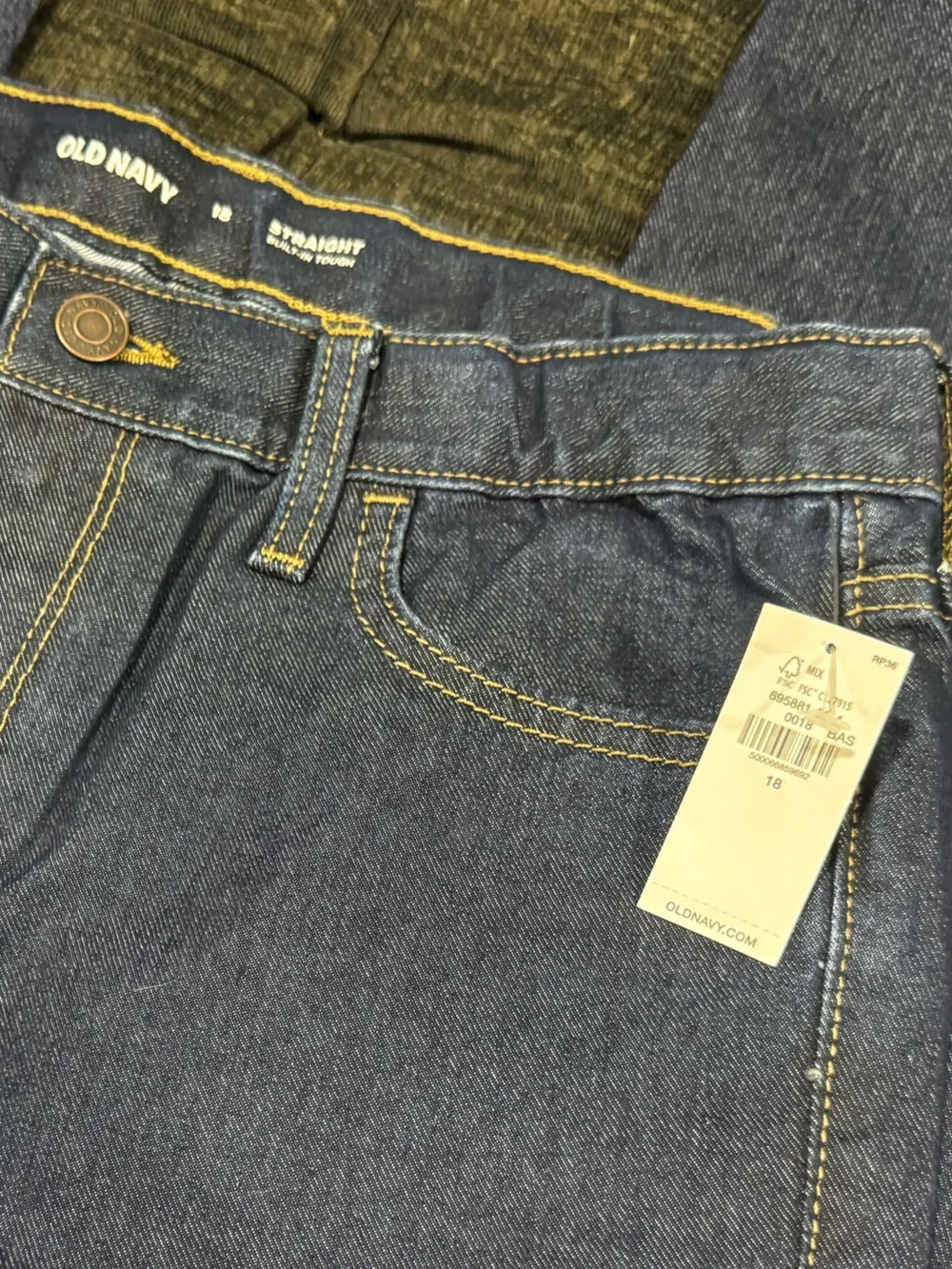 Old Navy Dark Blue Kids Bootcut Jeans